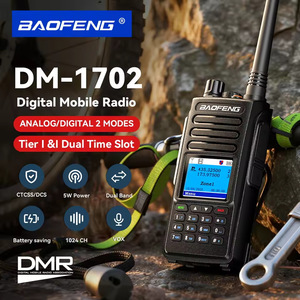 Radio mobile numérique Baofeng Dm-1702 VHF UHF double bande 5W DMR avec écran d'affichage - Product Image 1