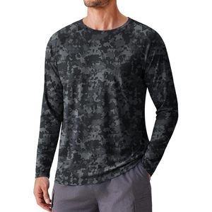 เสื้อเชิ้ตตกปลาแขนยาวสำหรับผู้ชาย FOXA ลายพราง ป้องกันแสงแดด UPF 50 แห้งเร็ว ระบายอากาศได้ดี เหมาะสำหรับเล่นกีฬาและว่ายน้ำ - Product Image 1