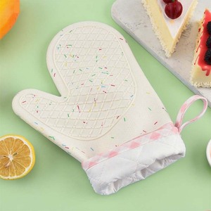 Gants en coton résistant à la <span class=keywords><strong>chaleur</strong></span> en silicone pour la cuisson et le nettoyage de l'application du <span class=keywords><strong>barbecue</strong></span> - Product Image 2