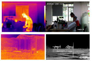 Cảm Biến Kép Hình Ảnh Nhiệt CCTV <span class=keywords><strong>Camera</strong></span> Tầm Nhìn Ban Đêm Tầm Nhìn Ban Đêm Dài Cho Giám Sát Rừng Biển - Product Image 5