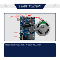 Module de carte de contrôle de lumière de bonne qualité sonore avec Microphone et haut-parleur