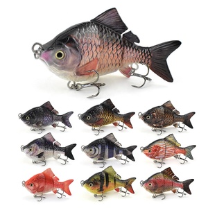 Lavello lento squame di pesce intagliate a mano molto uniche corpo Vivid realistico artificiale Hard Jointed Bait esche da pesca alla carpa - Product Image 1