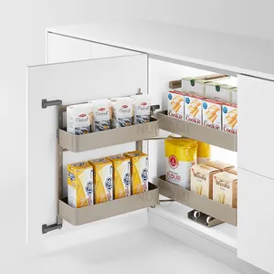 NUOMI — raccords d'armoires de <span class=keywords><strong>cuisine</strong></span>, série canto, accessoire à angle magique, plateau <span class=keywords><strong>pivotant</strong></span> - Product Image 1