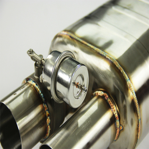 Phổ 2 2.5 3 inch hiệu suất duy nhất đầu vào ổ cắm kép với van duy nhất Muffler xe xả systern - Product Image 6