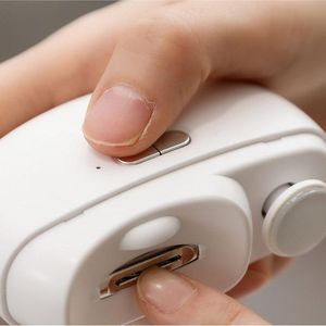 Accesorios para Cortauñas Eléctrico, Cabezales de Rodillo Espiral para Dientes de Bebé, Portátiles, para Uso en Dedos, Cuchilla Curva de Plástico, Funciona con Batería - Product Image 1