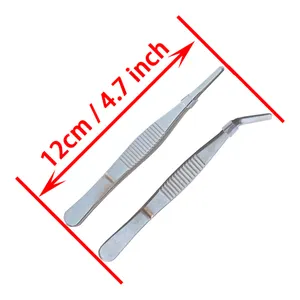 Reptile Feeding Tongs, Curved, Straight Forceps for Snakes