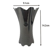 Diffuseur d'huiles essentielles portable rechargeable du Moyen-Orient avec chauffage électroplaqué coloré et parfum, design ondulé amincissant la taille