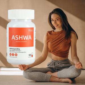 Suplemento de Ashwagandha Personalizado con Pimienta Negra para Adultos, Mejora el Estado de Ánimo y el Estrés, las Mejores Cápsulas de Raíz de Ashwagandha para Dormir - Product Image 1