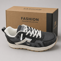 Chaussures de course décontractées tendance pour hommes, semelle amortissante, maille respirante, doublure en tricot, chaussures de marche pour la salle de sport
