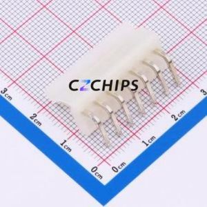 3.96-7AWT Wire-to-Board Pin Header Bent Lead Through Hole,P=3.96mm Connector 1x7P 3.96mm Right Angle Insert 7P - Product Image 2