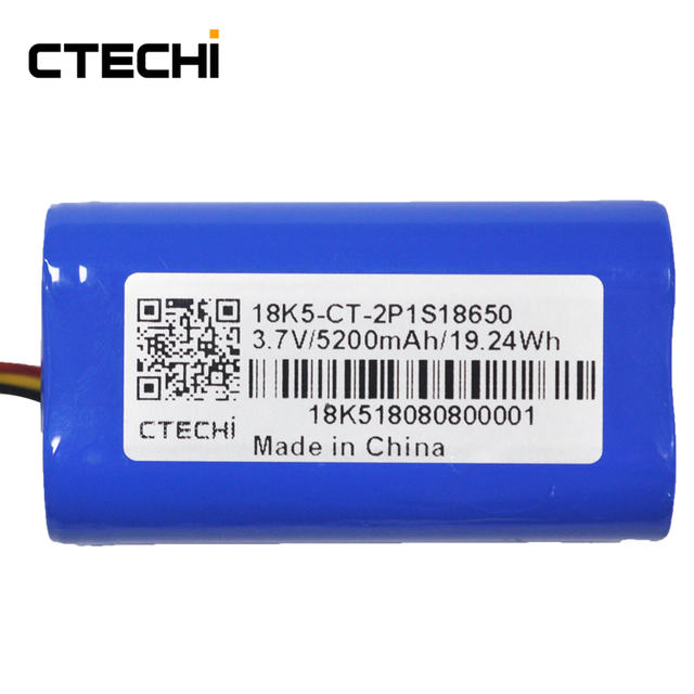 2P1S 18650 3.7V 5200mAh Lithium Ion Battery Pack Power Li Ion Battery for Sunmi V1S P1 W6900 POS Terminal