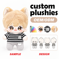 Jouets en peluche personnalisés avec logo, animaux en peluche doux pour cadeaux promotionnels et marques