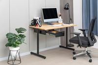 Meuble de bureau élégant, bureau d'ordinateur de direction avec un design élégant, panneau de modestie pour poste de travail de bureau
