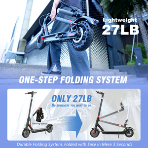 Scooter Eléctrico Inteligente para Adultos con Control por Aplicación, de Aluminio, Rápido y Potente, Modelo J03, Disponible en Almacén de EE. UU. - Product Image 5