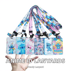 Großhandel Bedruckte Lange Polyester Anime-Schlüsselbänder mit Ausweishalter und Siebdruck - Product Image 2