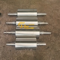 Rouleau de moulin à farine à arbre long forgé électriquement sur mesure pour la mouture de maïs et de céréales, capacité 500 kg/h