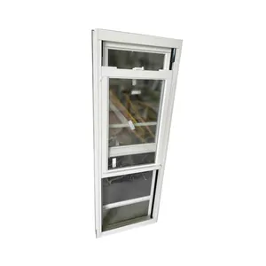 Supplier Wholesale Custom Transparent Modern Up And Down Double Standards Double Hung Windows Aluminum Double Hung Windows