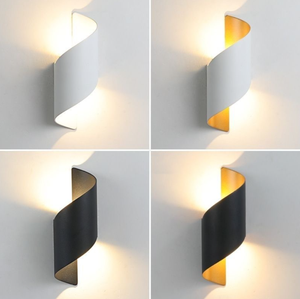 Modern LED <b>Wall</b> Lamp Outdoor Waterproof <b>Sconce</b> Black Aluminum <b>Wall</b> Mounted <b>Light</b> for Balcony Corridor Staircase - Product Image 4