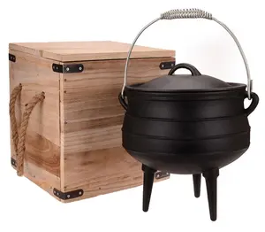 Best-Duty Cast Iron Potjie Pot With 3 Legs