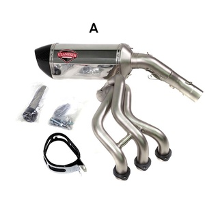 Échappement pour moto, système d'échappement complet, tuyau de liaison pour Yamaha MT-09 FZ-09 <span class=keywords><strong>MT09</strong></span> FZ09, pas <span class=keywords><strong>Tracer</strong></span> 14-18, silencieux d'échappement - Product Image 2