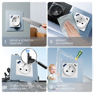 Últimos <span class=keywords><strong>productos</strong></span>, venta al <span class=keywords><strong>por</strong></span> <span class=keywords><strong>mayor</strong></span>, nueva innovación, enchufe francés de pared eléctrica, carga rápida, dos puertos, tipo A + C - Product Image 5