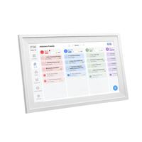 Table d'affichage interactive intelligente WiFi de 15.6 pouces avec calendrier numérique mural à écran tactile et planificateur d'horaires familiaux