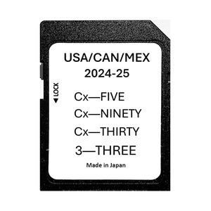 Dernière <span class=keywords><strong>carte</strong></span> SD de navigation compatible avec 2024-2025 Cx-Cinq Cx-Quatre-vingt-dix Cx-Trente-Trois prend en charge les cartes USA, <span class=keywords><strong>Canada</strong></span> et Mexique - Product Image 1