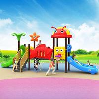 Parc d'aventure avec toboggan en acier et en plastique pour enfants et enfants, utilisation à domicile en extérieur