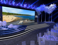 Pantalla LED Interior de Paso Ultrafino P1.53, 640x480mm, 7680Hz, Alta Frecuencia de Actualización, Video Wall para Transmisión en Vivo