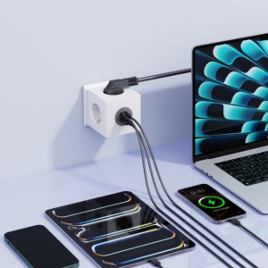 2026 Cube Power Strip with 1 USB 2 C Ports EU Standard Multi <b>Plug</b> Socket PD25W <b>Fast</b> <b>Charging</b> Socket Electrical Socket - Product Image 3