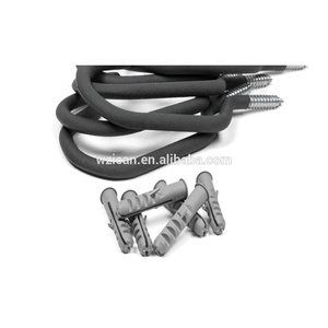 Crochet mural réglable pour vélo, 25kg <span class=keywords><strong>Max</strong></span>, vis et bouchons de mur pour suspendre - Product Image 3