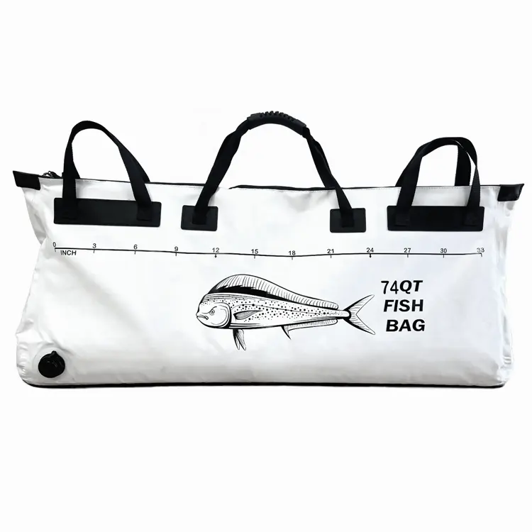 Insulated Fish Cooler Bag Leakproof Fish Kill Bag Large Portable Waterproof Fish Bag