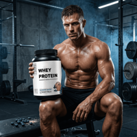 Bubuk Protein Campuran Whey & Casein Rasa Blueberry Muffin OEM/ODM untuk Pemulihan & Pertumbuhan Otot