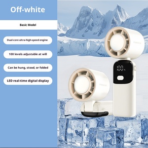 Mini Ventilador Inalámbrico de Mano, Portátil, Recargable, Refrigeración por <span class=keywords><strong>Aire</strong></span>, Ventilador de Mano Plegable para Escritorio, Compresa de Hielo, Pequeños Ventiladores USB - Product Image 4