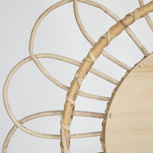 Specchio da Parete per Soggiorno, Cornice Rotonda <span class=keywords><strong>in</strong></span> Rattan Intrecciato a Forma di Girasole, Decorazione da Parete, Stile Vintage Francese Boho - Product Image 6