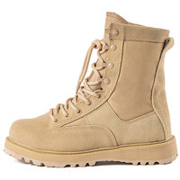 Bottes de randonnée tactiques ultra-légères pour hommes avec maille respirante, tige haute, semelle extérieure en caoutchouc pour l'automne et l'hiver