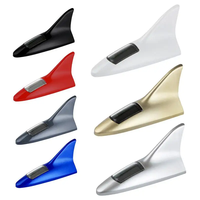 Antenne aileron de requin lumière décorative à énergie solaire voiture lumières décoratives solaire aileron de requin voiture style Automobile décor extérieur