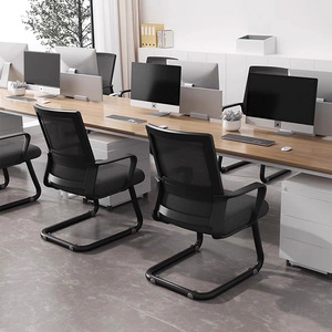 <span class=keywords><strong>Silla</strong></span> moderna de malla para oficina <span class=keywords><strong>Silla</strong></span> ergonómica de malla para oficina <span class=keywords><strong>Silla</strong></span> de <span class=keywords><strong>escritorio</strong></span> ergonómica sin <span class=keywords><strong>ruedas</strong></span> - Product Image 4