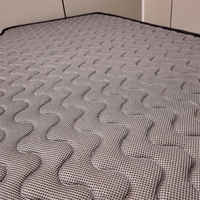 Matelas de camion 4D respirant et confortable, avec mousse multicouche absorbant les chocs, entièrement lavable et anti-affaissement pour la cabine de repos