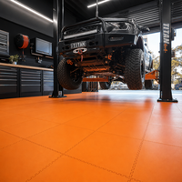 Dalles de sol en PVC à emboîtement robustes de 6 mm, antidérapantes, imperméables, à clipser, pour usage intérieur (hôpitaux, écoles, ateliers, serveurs)