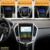 Pantalla dividida táctil Carplay para Cadillac ATS CTS SRX Escalade 2013-2018GPS navegación coche Radio unidad principal reproductor de vídeo Multimedia