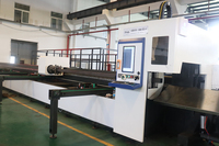 Machine de découpe laser à fibre CNC pour tubes métalliques, découpeuse laser pour acier et acier inoxydable