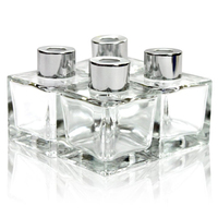 Bouteille diffuseur d'huiles essentielles en verre, flacon rechargeable transparent pour parfums et arômes d'aromathérapie