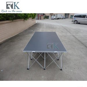 เวทีพับได้อลูมิเนียมขนาด 4 ฟุต x 4 ฟุต ทนทาน สำหรับจัดแสดงสินค้า ลดราคา - Product Image 4