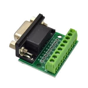 DB9公母连接器适配器螺丝端子9针9孔RS232 RS485转换板 - Product Image 3