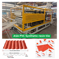 Línea de Producción de Máquinas para Fabricar Techos Sintéticos con Protección ASA, Extrusora de Plástico para Láminas Corrugadas de PVC ASA