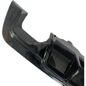 Paraurti per auto lucido lucido per <span class=keywords><strong>BMW</strong></span> serie 5 E60 con chiusura a labbro posteriore singolo lato diffusore posteriore a doppia uscita - Product Image 2