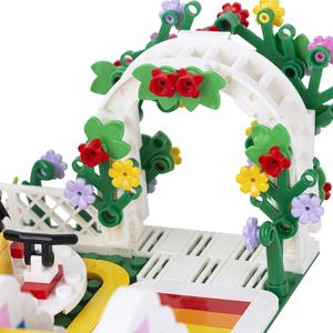 MOC4038 Série City - Modèle de scène de terrain de jeux avec bâtiments célèbres - Briques en plastique - Jeux de construction éducatifs DIY pour adolescents et adultes - Product Image 5