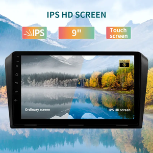 เครื่องเล่นดีวีดีในรถยนต์ระบบอิเล็กทรอนิกส์<span class=keywords><strong>2</strong></span> DIN 9 ''พร้อมแอมพลิฟายเออร์ในรถยนต์สื่อดิจิทัลวิทยุสำหรับ MAZDA 3 Axela YouTube เครื่องเล่น MP5 GPS BT FM - Product Image 3