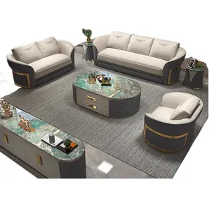 3+2+1 seat luxury sofa modern designed well sell home household other living room furniture for dubai villa with coffee table